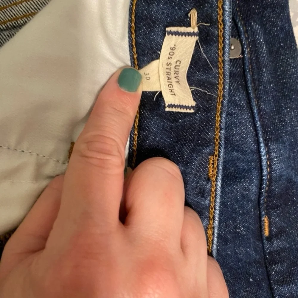 Dark Blue - The Curvy '90s Straight Jeans - Picture 9 of 9